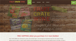 Desktop Screenshot of fruitcratewine.com